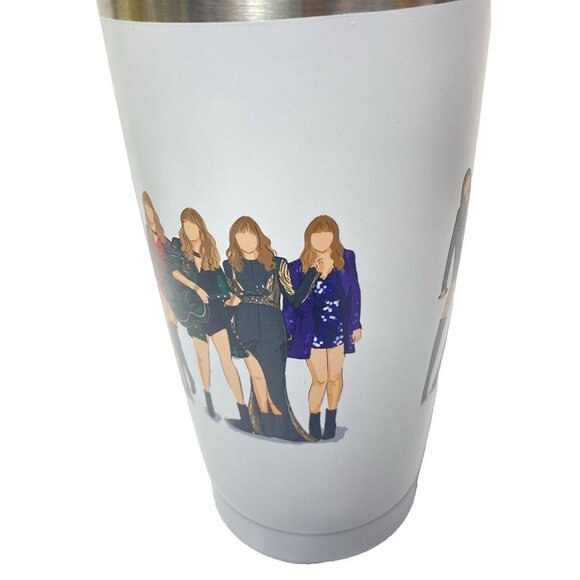 Taylor Swift Tumbler Steel White Taylor Swift Cup Gift for Swifties, Brand New - Picture 5 of 12